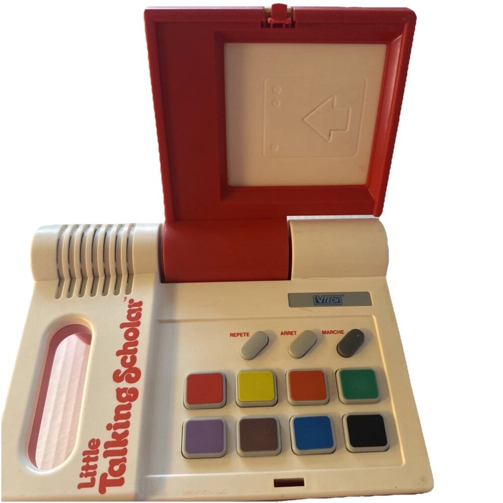 FRENCH Vintage 1989 Vtech Little Talking Scholar Interactive WORKING - 25 Cards - Picture 7 of 14